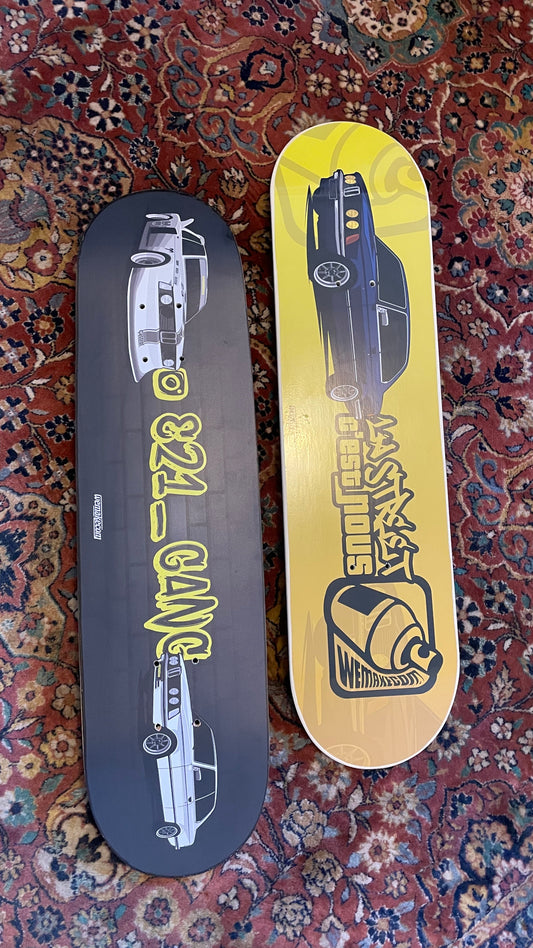 Planche de skate avec illustration personnalisée