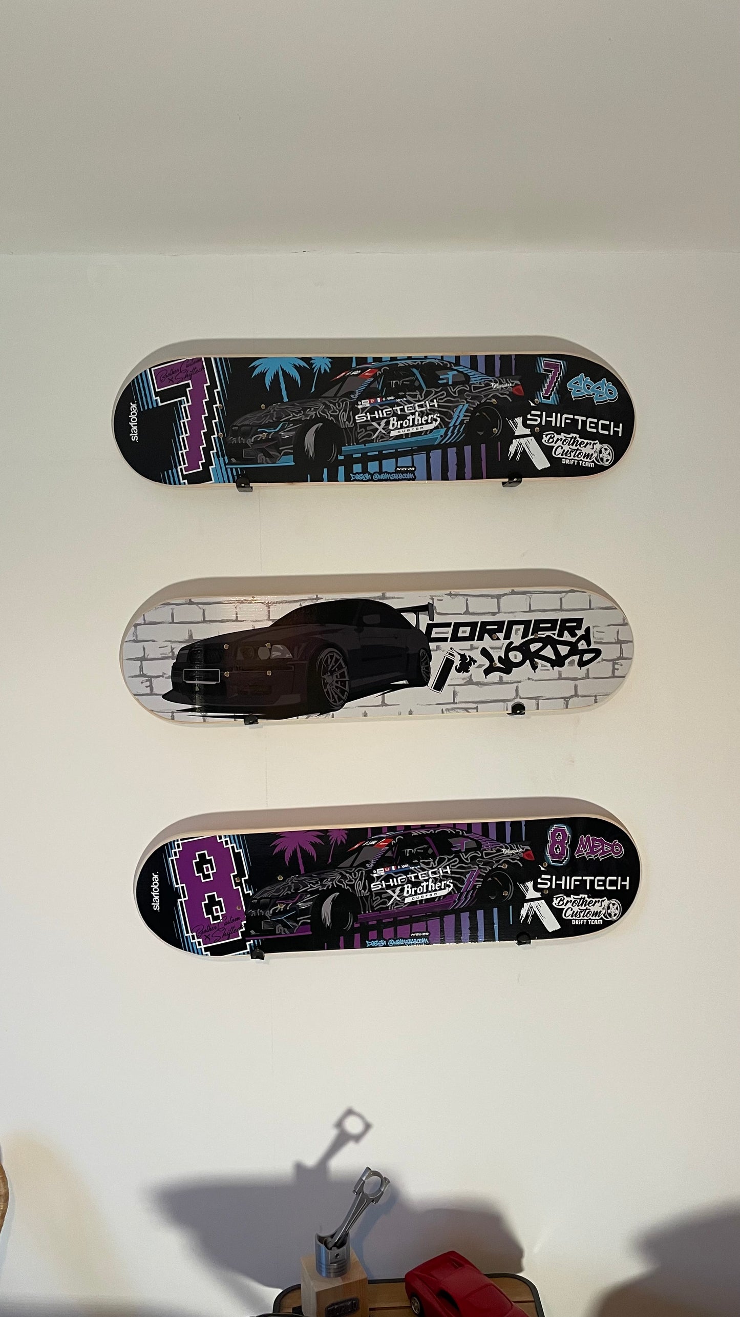 Planche de skate avec illustration personnalisée