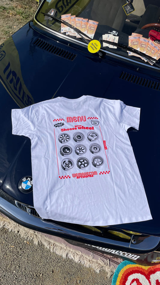 T-shirt "Choose your wheel" MENU wemakecom